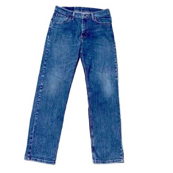 Wrangler Men’s 30 x 30 Straight Fit Blue Denim Jeans - Picture 1 of 11